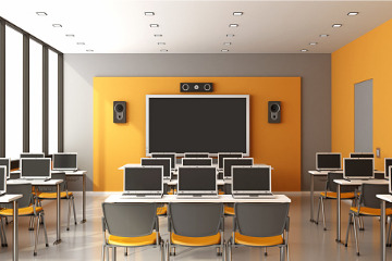 Digitalisierter Klassenraum 